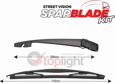 AE TOPLIGHT TRA-C8C1 - Kit de bras d'essuie-glace, nettoyage des vitres cwaw.fr