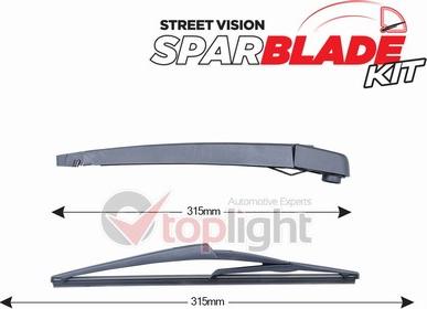 AE TOPLIGHT TRA-F2P13 - Kit de bras d'essuie-glace, nettoyage des vitres cwaw.fr