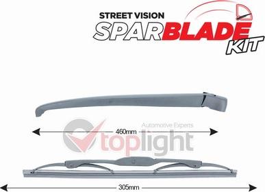 AE TOPLIGHT TRA-K3S9 - Kit de bras d'essuie-glace, nettoyage des vitres cwaw.fr