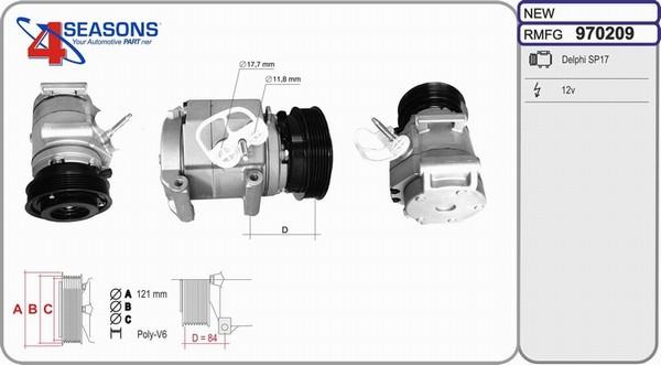 AHE 970209 - Compresseur, climatisation cwaw.fr