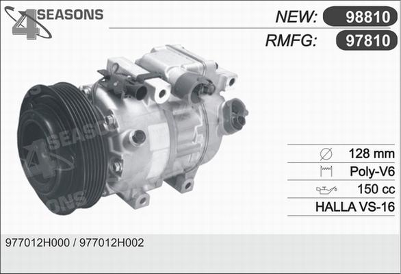 AHE 97810 - Compresseur, climatisation cwaw.fr