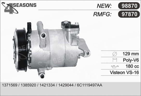 AHE 97870 - Compresseur, climatisation cwaw.fr