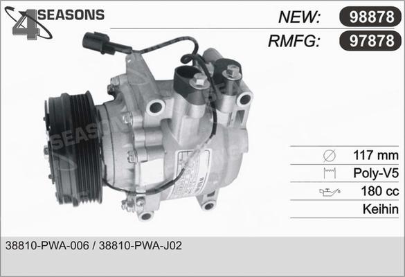 AHE 97878 - Compresseur, climatisation cwaw.fr