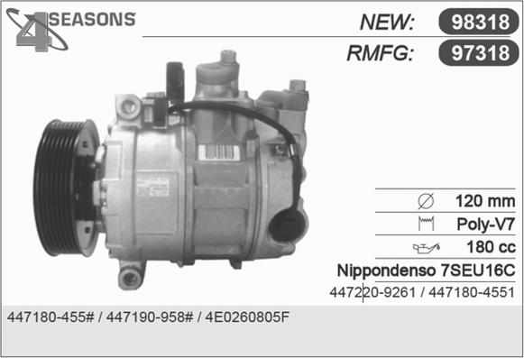 AHE 97318 - Compresseur, climatisation cwaw.fr