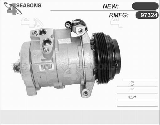 AHE 97324 - Compresseur, climatisation cwaw.fr