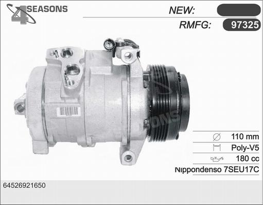 AHE 97325 - Compresseur, climatisation cwaw.fr