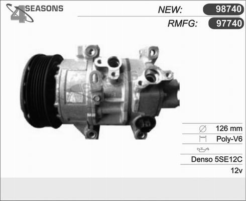 AHE 97740 - Compresseur, climatisation cwaw.fr