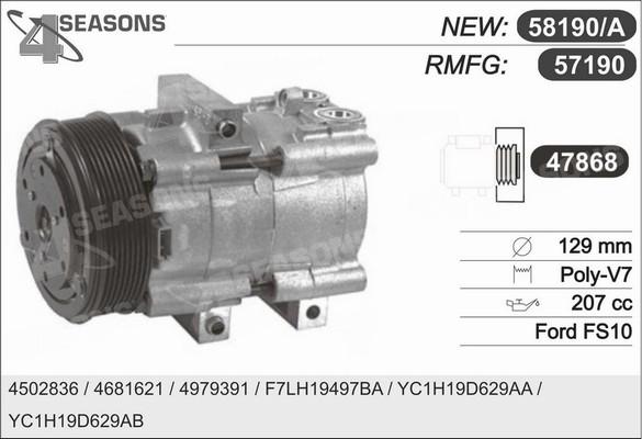 AHE 58190/A - Compresseur, climatisation cwaw.fr