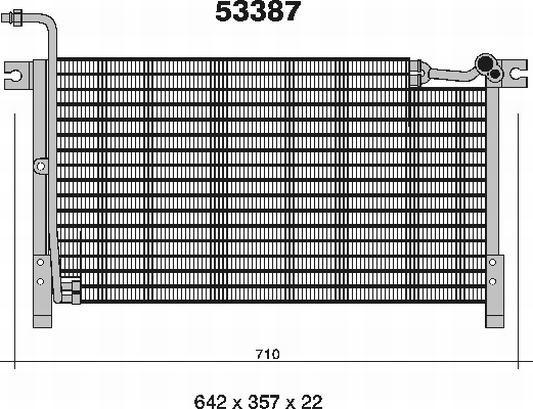 AHE 53387 - Condensateur, climatisation cwaw.fr