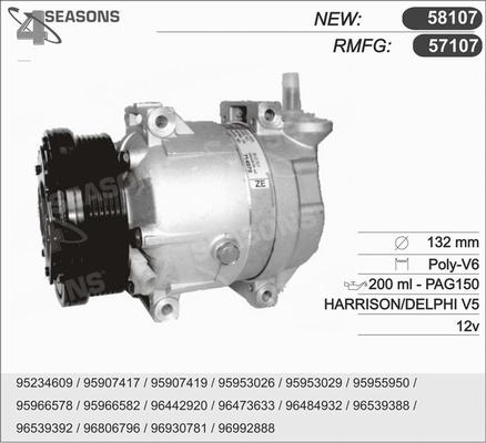 AHE 57107 - Compresseur, climatisation cwaw.fr