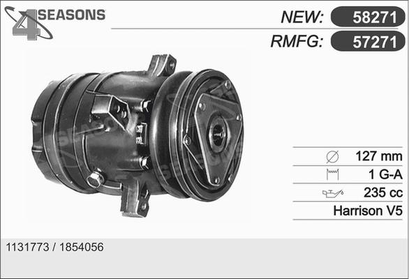 AHE 57271 - Compresseur, climatisation cwaw.fr