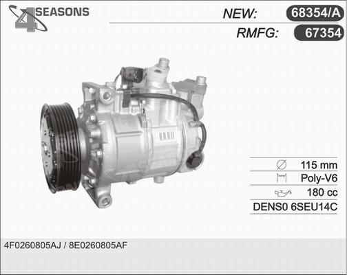 AHE 68354/A - Compresseur, climatisation cwaw.fr