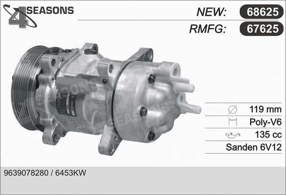 AHE 67625 - Compresseur, climatisation cwaw.fr