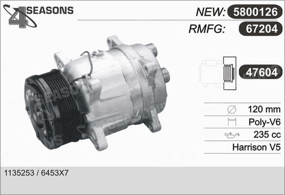 AHE 67204 - Compresseur, climatisation cwaw.fr