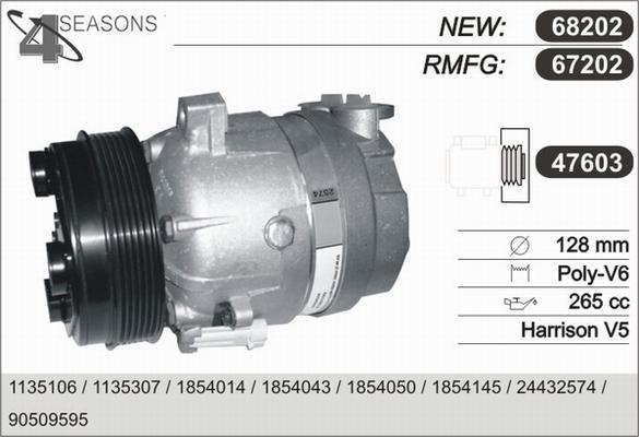 AHE 67202 - Compresseur, climatisation cwaw.fr