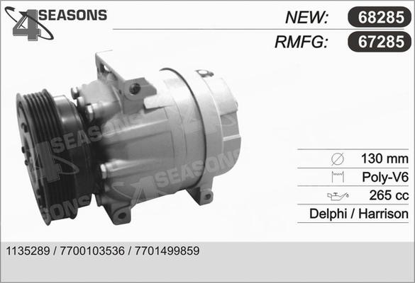 AHE 67285 - Compresseur, climatisation cwaw.fr