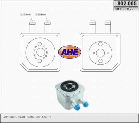 AHE 802.005 - Radiateur d'huile cwaw.fr