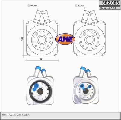 AHE 802.003 - Radiateur d'huile cwaw.fr