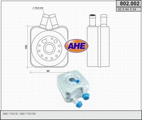 AHE 802.002 - Radiateur d'huile cwaw.fr