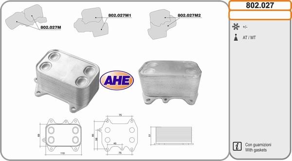 AHE 802.027 - Radiateur d'huile cwaw.fr