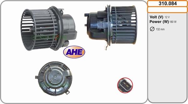 AHE 310.084 - Pulseur d'air habitacle cwaw.fr