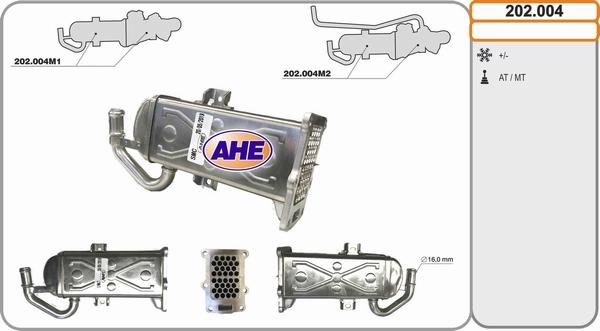 AHE 202.004 - Radiateur, réaspiration des gaz d'échappement cwaw.fr