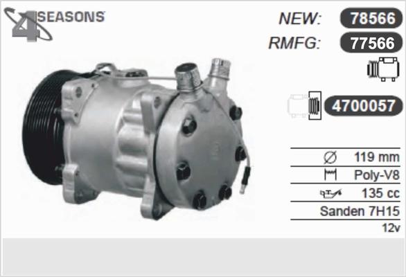 AHE 77566 - Compresseur, climatisation cwaw.fr