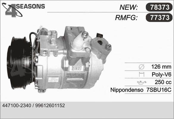 AHE 77373 - Compresseur, climatisation cwaw.fr