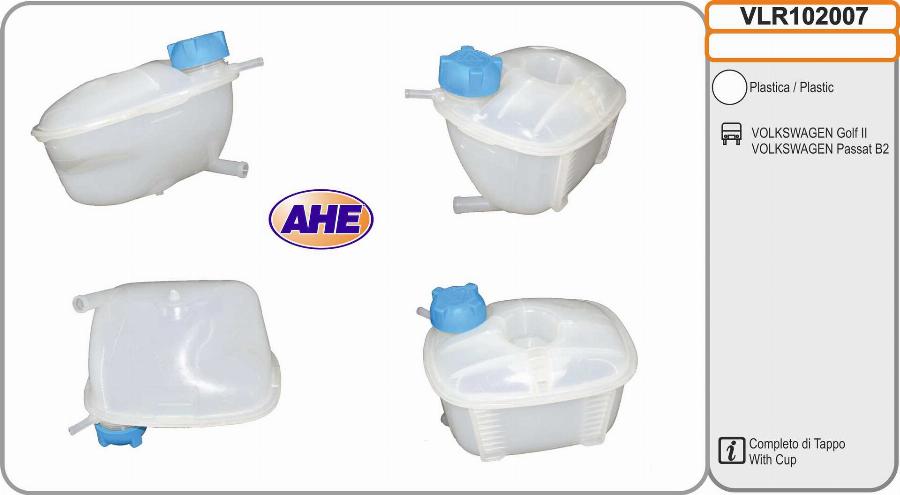 AHE VLR102007 - Vase d'expansion, liquide de refroidissement cwaw.fr