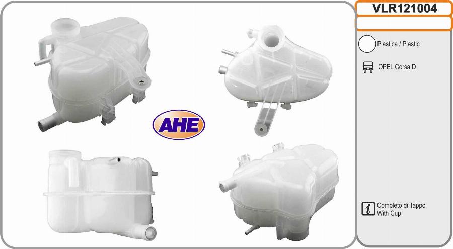 AHE VLR121004 - Vase d'expansion, liquide de refroidissement cwaw.fr