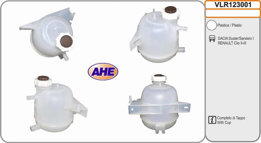 AHE VLR123001 - Vase d'expansion, liquide de refroidissement cwaw.fr