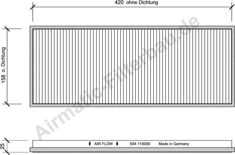 Airmatic IF0504 - Filtre, air de l'habitacle cwaw.fr