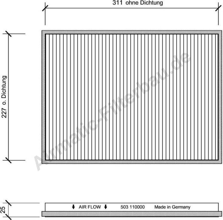 Airmatic IF0503 - Filtre, air de l'habitacle cwaw.fr