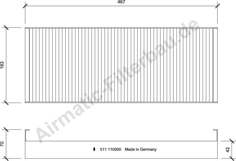 Airmatic IF0511 - Filtre, air de l'habitacle cwaw.fr