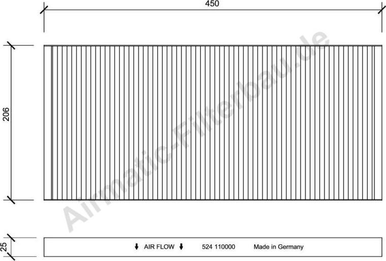 Airmatic IF0524 - Filtre, air de l'habitacle cwaw.fr