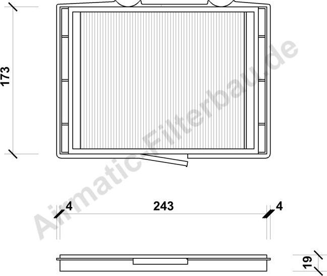 Airmatic IF0042 - Filtre, air de l'habitacle cwaw.fr