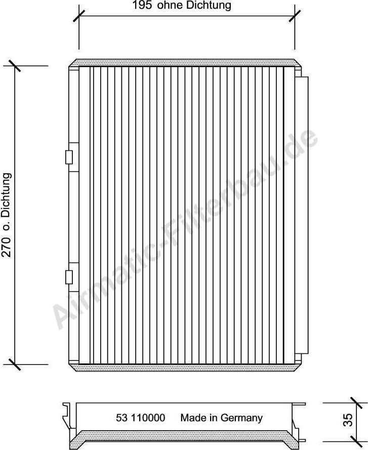 Airmatic IF0053 - Filtre, air de l'habitacle cwaw.fr