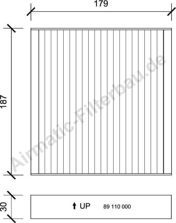 Airmatic IF0089 - Filtre, air de l'habitacle cwaw.fr