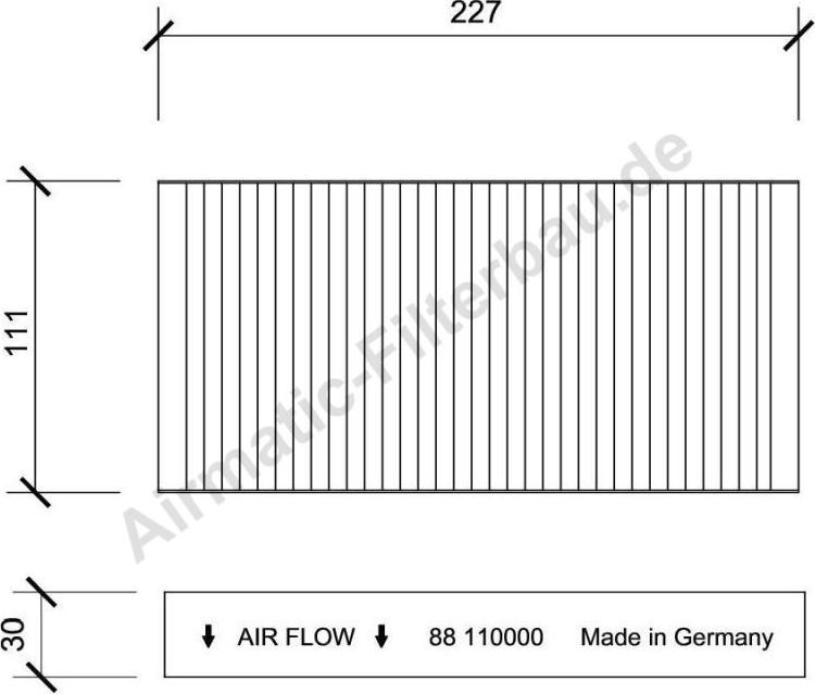 Airmatic IF0088S - Filtre, air de l'habitacle cwaw.fr