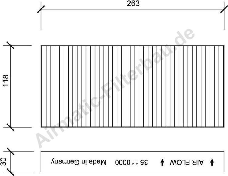 Airmatic IF0035 - Filtre, air de l'habitacle cwaw.fr