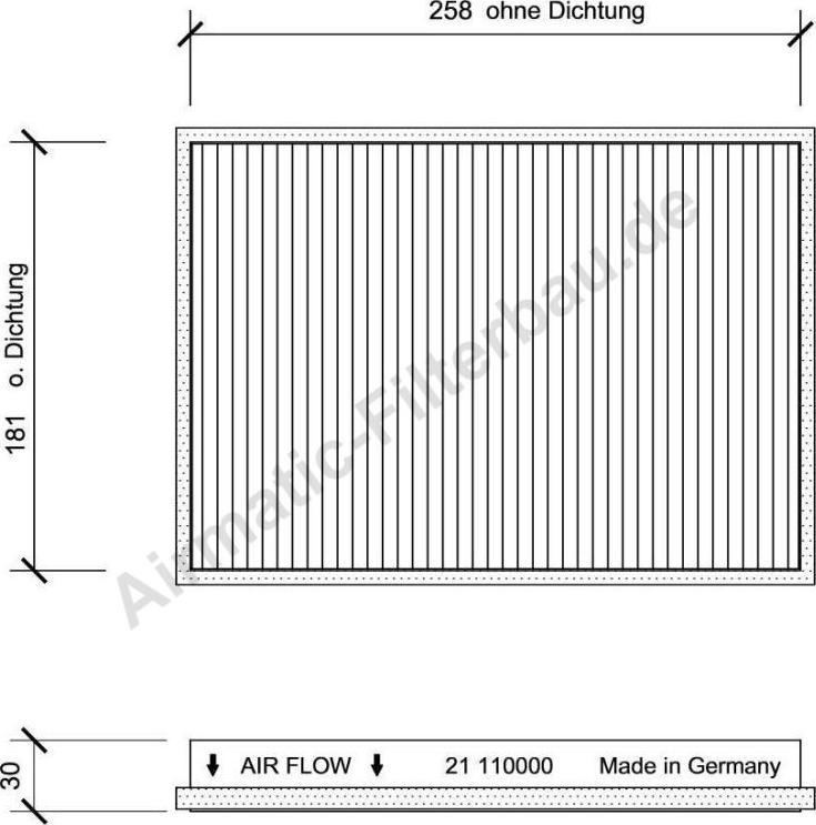 Airmatic IF0021 - Filtre, air de l'habitacle cwaw.fr