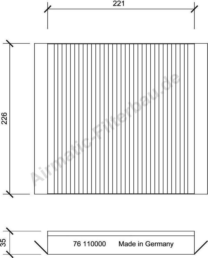 Airmatic IF0076 - Filtre, air de l'habitacle cwaw.fr