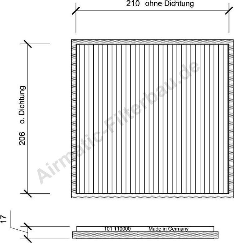 Airmatic IF0101 - Filtre, air de l'habitacle cwaw.fr