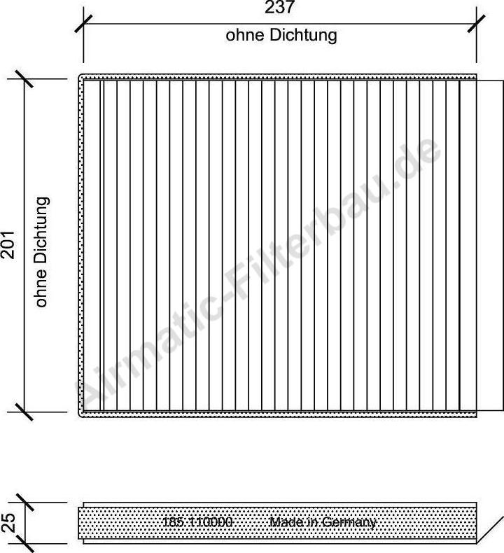 Airmatic IF0185 - Filtre, air de l'habitacle cwaw.fr