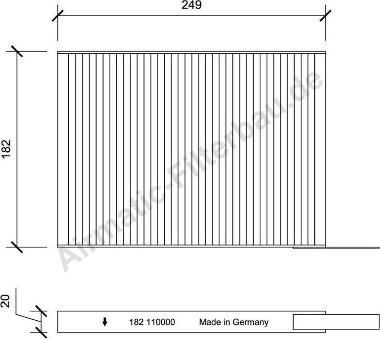 Airmatic IF0182 - Filtre, air de l'habitacle cwaw.fr