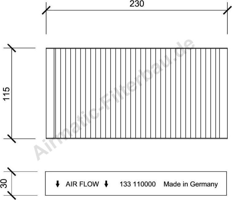 Airmatic IF0133 - Filtre, air de l'habitacle cwaw.fr