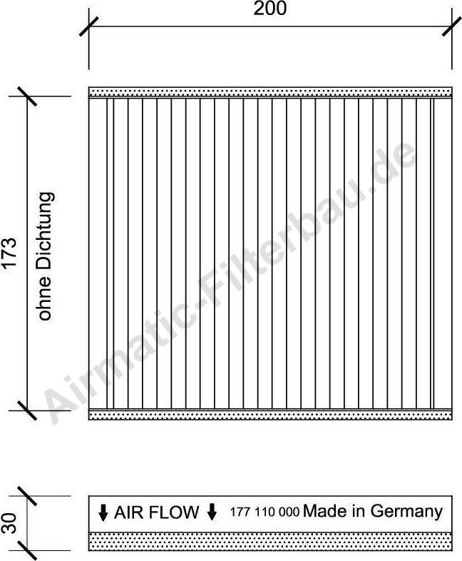 Airmatic IF1177 - Filtre, air de l'habitacle cwaw.fr