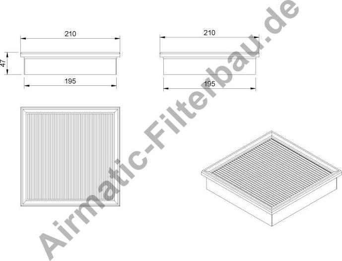 Airmatic IF0801 - Filtre, air de l'habitacle cwaw.fr