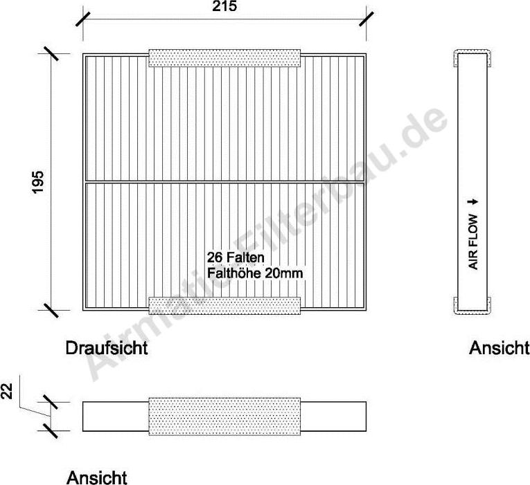 Airmatic IF0834 - Filtre, air de l'habitacle cwaw.fr