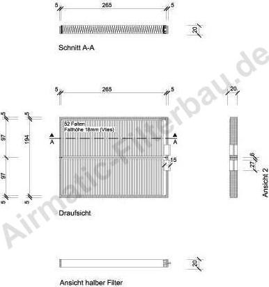 Airmatic IF0826S - Filtre, air de l'habitacle cwaw.fr